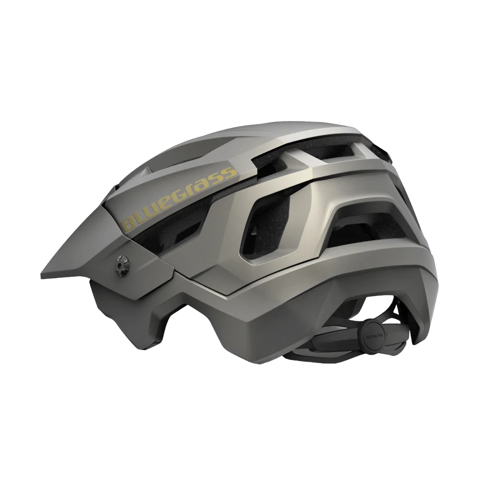 Bluegrass Roque MTB Helm Solar Grey back